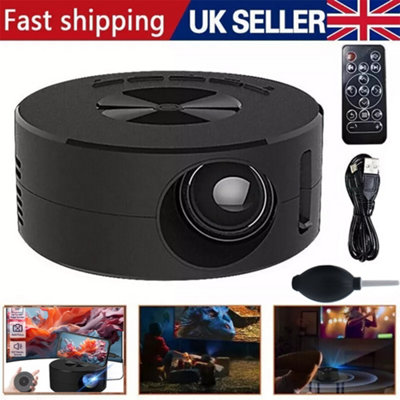 Portable Projector 1080P HD Mini Home Cinema Movie Theater Projector Multimedia
