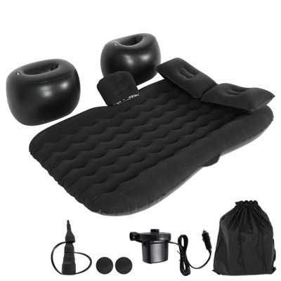 Portable PVC Flocking Inflatable Air Mattress for Comfortable Car and ...