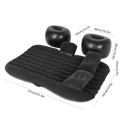 Portable PVC Flocking Inflatable Air Mattress for Comfortable Car and ...