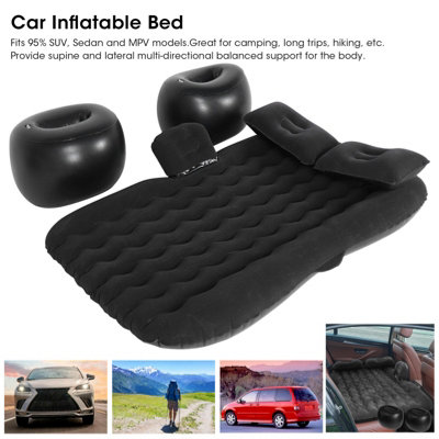 Portable PVC Flocking Inflatable Air Mattress for Comfortable Car and ...