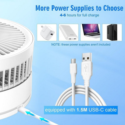 Portable Standing Fan Remote Control, 9 Inch Foldable Pedestal Fans ...
