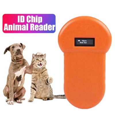 Portable USB Rechargeable OLED Microchip Scanner for Animal Pet Tag ...