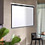 Portable Wall and Ceiling Mount Projector Screen Manual Pull Down for Home Theater 100 Inch 4:3