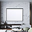 Portable Wall and Ceiling Mount Projector Screen Manual Pull Down for Home Theater 84 Inch 4:3