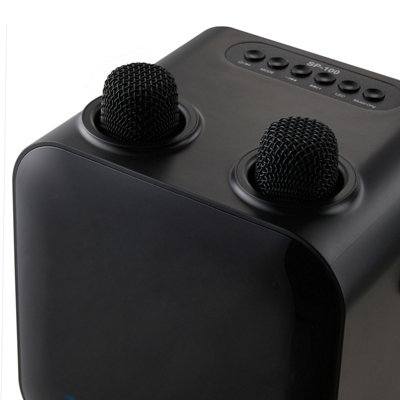 CZRXLLGD Portable Bluetooth Speaker, RGB Multi-Colors Rhythm Lights, IPX5 Waterp