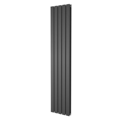 Porter Grey Double Vertical Flat Panel Radiator - 1600x340mm