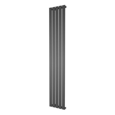 Porter Grey Single Vertical Flat Panel Radiator - 1600x340mm - 5