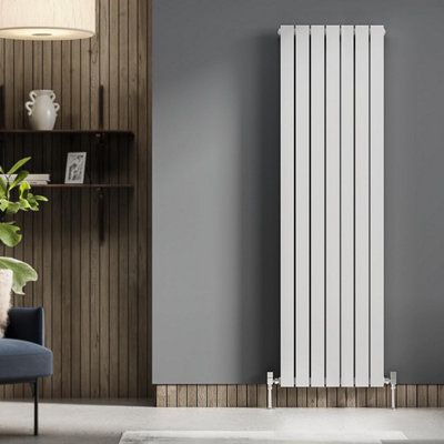 Porter White Single Vertical Flat Panel Radiator - 1800x475mm