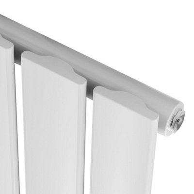 Porter White Single Vertical Flat Panel Radiator - 1800x475mm - 3