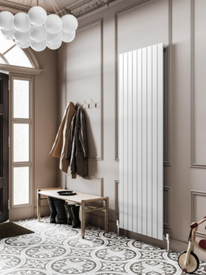 Porter White Single Vertical Flat Panel Radiator - 1800x610mm