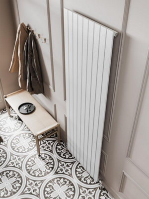 Porter White Single Vertical Flat Panel Radiator - 1800x610mm - 3