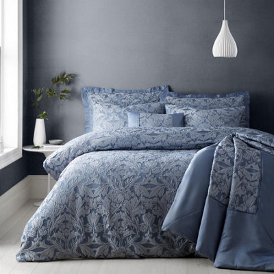 Portfolio Home Blenheim Blue Duvet Cover Set King Bedding Set