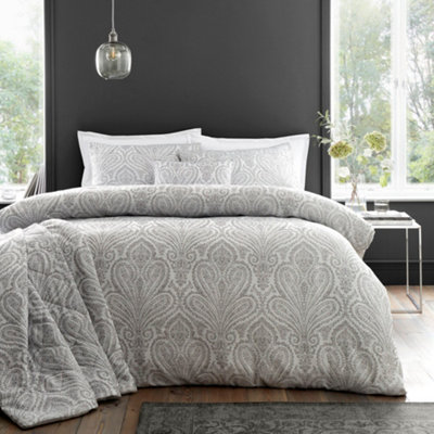 Portfolio Home Montpellier Soft Easy Care Bed Linen Bedding Duvet Cover Quilt Set With Pillow Cases