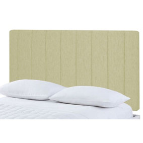 Portland Chenille 2ft6 Small Single 20" Headboard - Cream