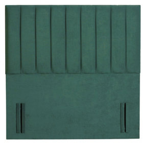 Portland Plush Velvet 4ft Small Double 50" Floor Standing Headboard - Mallard