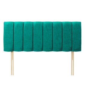 Portland Turin 2ft6 Small Single 20" Headboard -  Teal