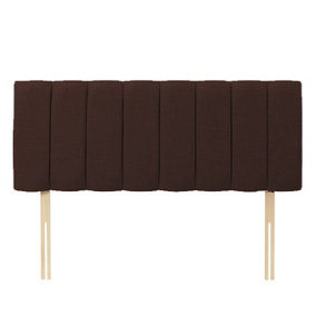 Portland Turin 4ft6 Double 20" Headboard -  Brown