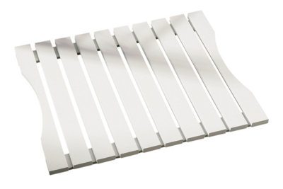 Portland White Wood Slatted Duckboard