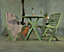 Porto Folding Bistro Set - Acacia Wood - H86 x W45 x L59 cm - Green