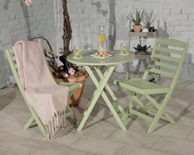 Porto Green Folding bistro Set
