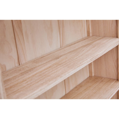Portofino Light Wood Bookcase 90x85x25cm
