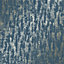 Portofino Wallpaper In Navy And Silver