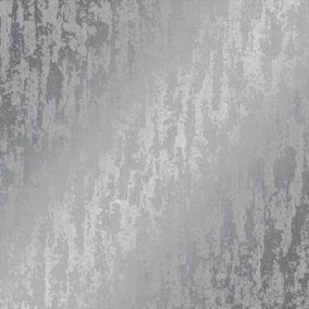 Portofino wallpaper in white & silver