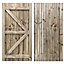 Portreath Featheredge Gate - 1500mm High x 1425mm Wide Left Hand Hung