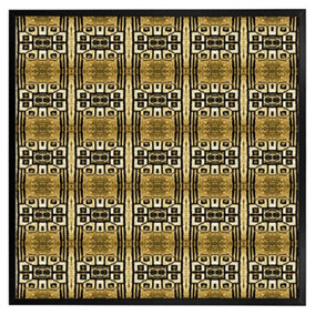 Portuguese ethnic tiles azulejos (Picutre Frame) / 24x24" / Grey