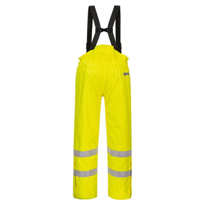 Portwest Bizflame Rain Lined- Hi-Vis Antistatic FR Trouser