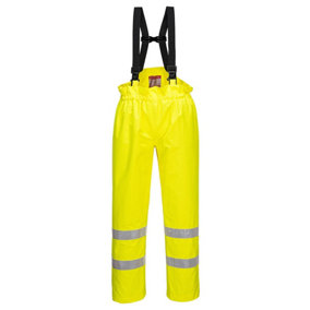 Portwest Bizflame Rain Unlined - Hi Vis Antistatic FR Trouser