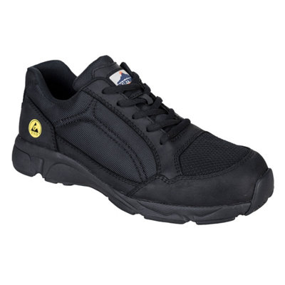 Portwest Compositelite ESD Tees Safety Trainer Black