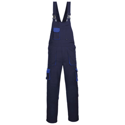 Portwest Contrast Bib & Brace / Workwear (Pack of 2)