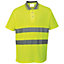 Portwest Cotton Comfort Reflective Safety Short Sleeve Polo Shirt