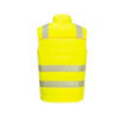 Gilet Haute Visibilité Portwest C470 | Baudrier Double Ceinture Réfléchissant - Rouge S/M