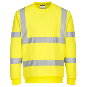 Portwest Eco Hi-Vis Sweatshirt Yellow - L