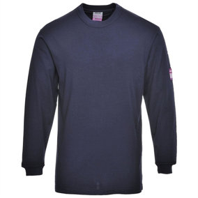 Portwest Flame Resistant Anti-Static Long Sleeve T-Shirt