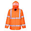 Portwest H440 Hi-Vis Rain Jacket - Orange - XS