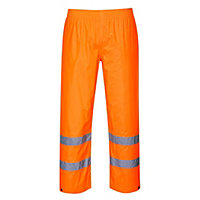 Portwest H441 Hi-Vis Rain Trouser - Orange -3XL