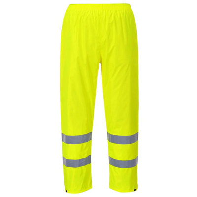Portwest H441 Hi-Vis Rain Trouser - Yellow - Small