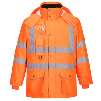 Portwest Hi-Vis 7-in-1 Traffic Jacket