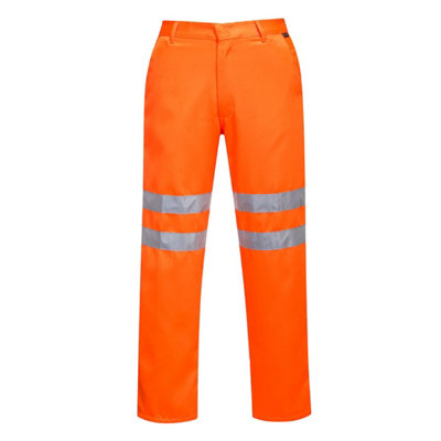 Portwest Hi-Vis Poly-cotton Trousers