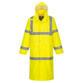 Portwest Hi-Vis Rain Coat 122cm