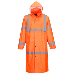Portwest Hi-Vis Rain Coat 122cm