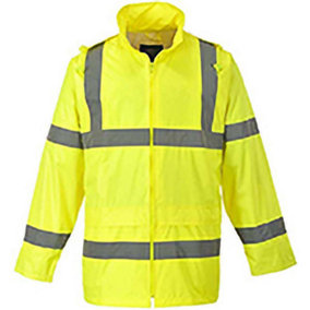 Portwest Hi-Vis Rain Jacket (H440) / Safetywear / Workwear
