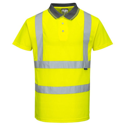 Portwest Hi-Vis Short Sleeve Polo