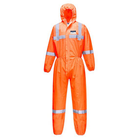 Portwest Hi-Vis SMS Coverall (Pack of 50)