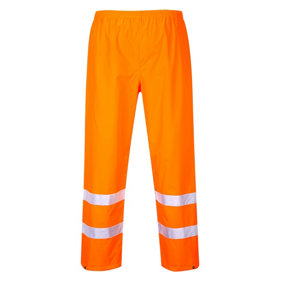 Portwest Hi-Vis Traffic Trousers Orange - XS