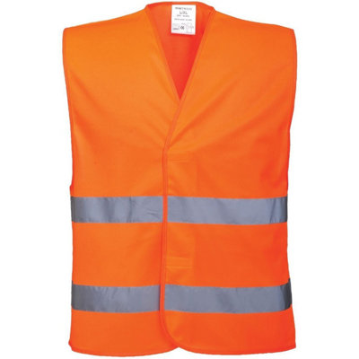 Portwest Hi-Vis Two Band Vest C474OR