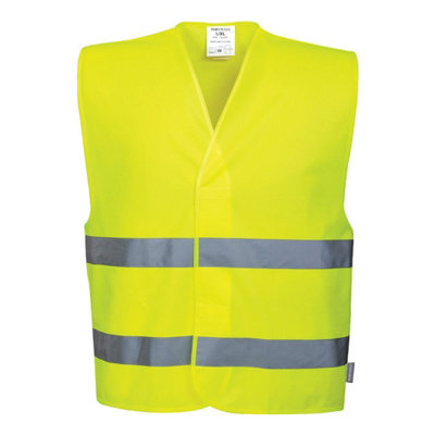 Portwest Hi-Vis Two Band Vest C474YE